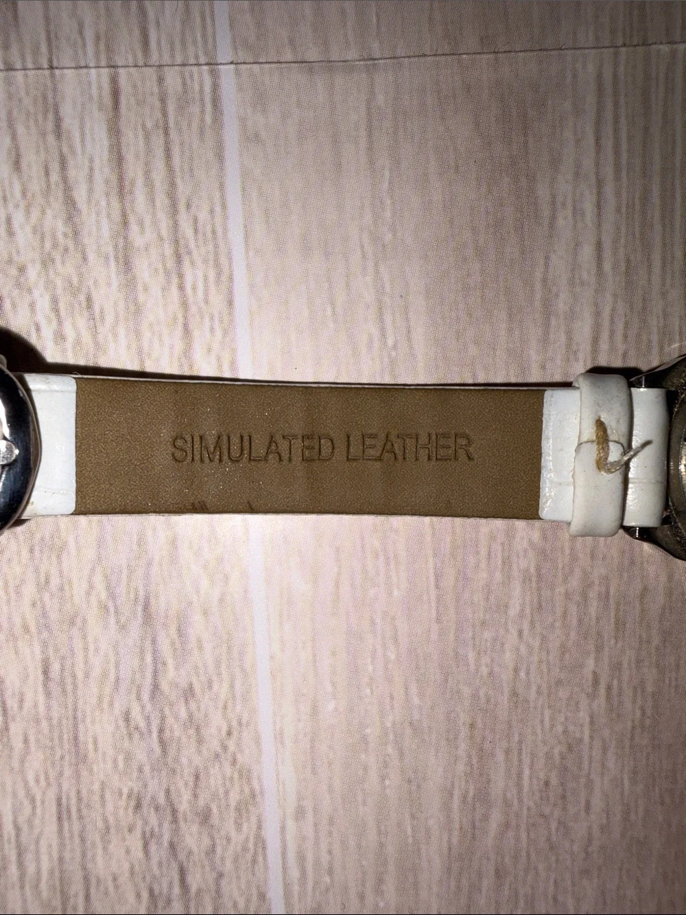 Disney Classic Minnie Nurse White Simulated Leather Strap